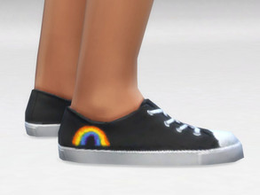 Sims 4 — Pride Month shoes for children by Aldaria — Pride Month shoes for children
