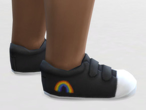 Sims 4 — Pride Month shoes for toddlers by Aldaria — Pride Month shoes for toddlers