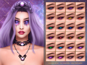 Sims 4 — [PATREON] LENSES #24 by Jul_Haos — - CATEGORY: CUSTOM MAKEUP - COLORS: 24 - SLIDERS COMPATIBLE - HQ TEXTURES -