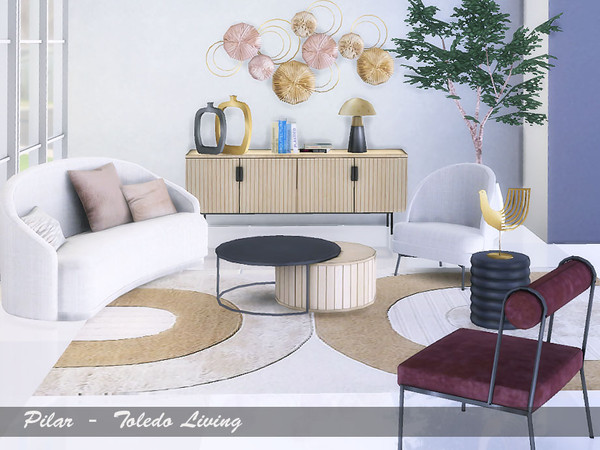 Sims 4 — Toledo Living by Pilar — Playing with the shapes