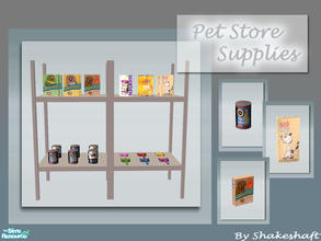 Sims 2 — Pet Store Supplies by Shakeshaft — A set of Pet Supplies for your Sims stores or home decoration, set inludes