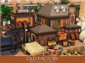 Sims 4 — Old Factory by MychQQQ — Lot: 40x30 Value: $ 183,404 Lot type: Residential House contains: - 3 bedrooms - 2