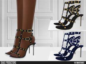 Sims 4 — ShakeProductions 695 - High Heels by ShakeProductions — Shoes/High Heel-Boots New Mesh All LODs Handpainted 10