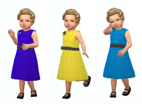 Sims 4 — ErinAOK Toddler Dress 0624 by ErinAOK — Toddler Dress 9 Swatches