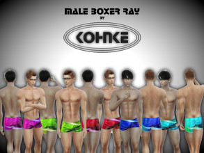 Sims 4 — Kohnke Male Boxer Ray  by CHKohnke — Male Underwear Boxer