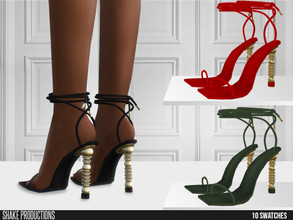 Sims 4 — ShakeProductions 696 - High Heels by ShakeProductions — Shoes/High Heel-Boots New Mesh All LODs Handpainted 10
