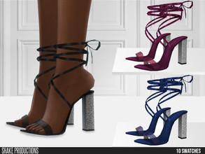 Sims 4 — ShakeProductions 699 - High Heels by ShakeProductions — Shoes/High Heel-Boots New Mesh All LODs Handpainted 10