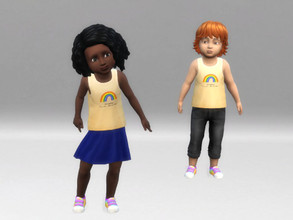 Sims 4 — Pride Month t-shirt 11 for toddlers by Aldaria — Pride Month t-shirt 11 for toddlers