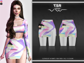 Sims 4 — Clothes SET-141 (SKIRT) BD503 by busra-tr — 10 colors Adult-Elder-Teen-Young Adult For Female Custom thumbnail