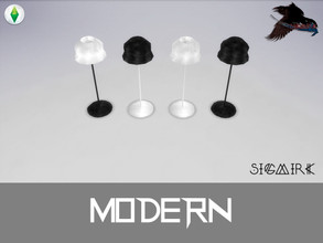 Sims 4 — Modern Floor Lamp by Sigmirk — A modern floor lamp > 4 Colors Build Mode > Category: Lighting > Floor
