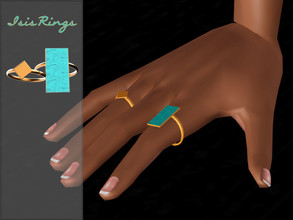 Sims 3 — Isis Rings by Dindirlel — * New mesh * Base game compatible * 2 LODs * Female only * Teen - Young Adult - Adult