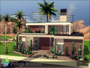 Sims 4 — Prings Modern  by Bozena — The house is located in the Oasis Spring. City &#8203;&#8203;neighborhood