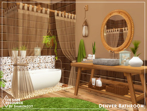 Sims 4 — Denver Bathroom by sharon337 — This is a Room Build Place on 20 Culpepper House Apartment in San Myshuno 5 x 5