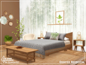 Sims 4 — Denver Bedroom by sharon337 — This is a Room Build Place on 20 Culpepper House Apartment in San Myshuno 6 x 9
