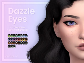 Sims 4 — Dazzle Eyes - Eva Zetta by Eva_Zetta — A bright, doe-eyed set of contacts for your sims. - Comes in 27 swatches
