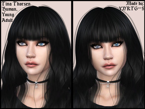 Sims 4 — Tina Thorsen by YNRTG-S — Tina is a moody young girl who is obsessed with not only reading books, but also