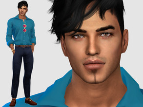 Sims 4 — Manuel Mendoza by DarkWave14 — Download all CC's listed in the Required Tab to have the sim like in the