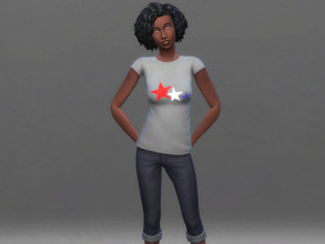 Sims 4 — 4th of july t-shirt for women by Aldaria — 4th of july t-shirt for women