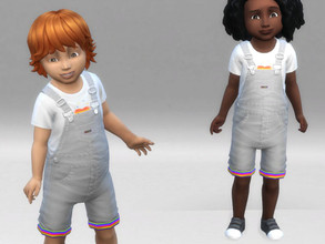 Sims 4 — Pride Month outfit for toddlers by Aldaria — Pride Month outfit for toddlers