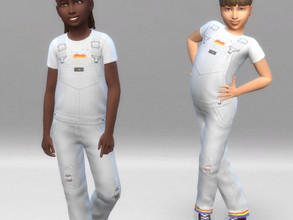 Sims 4 — Pride Month outfit for children by Aldaria — Pride Month outfit for children