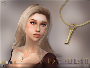 Sims 4 — Lucy Key Pendant by mathcope2 — Today I bring up to you a Key Pendant inspired in my best friends favourite