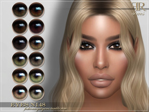 Sims 4 — FRS Eyes N148 by FashionRoyaltySims — Standalone Custom thumbnail All ages and genders 12 color options HQ