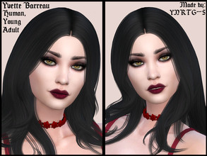 Sims 4 — Yvette Barreau by YNRTG-S — Yvette is a melancholic woman with sophisticated taste who fancies pictures and