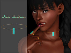 Sims 3 — Isis Necklace  by Dindirlel — * New mesh * The Sims 3: Late Night needed * 4 LODs * Female only * Teen - Young