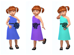 Sims 4 — ErinAOK Toddler Dress 0710 by ErinAOK — Toddler Dress 9 Swatches