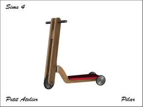 Sims 4 — Petit Atelier Scooter by Pilar — Petit Atelier Scooter
