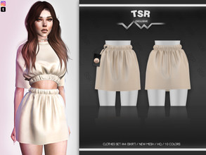 Sims 4 — Clothes SET-144 (SKIRT) BD510 by busra-tr — 10 colors Adult-Elder-Teen-Young Adult For Female Custom thumbnail