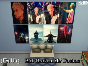 Sims 4 — BM(KARD) The First Statement Posters Set - REQUIRES MESH by PhoenixTsukino — Set of posters featuring KPOP idol