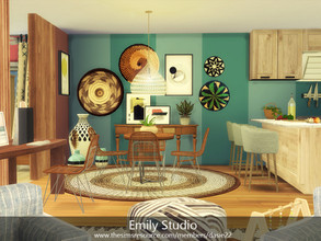 Sims 4 — Emily Studio by dasie22 — The apartment was built in Evergreen Harbor. This lovely studio features a few small