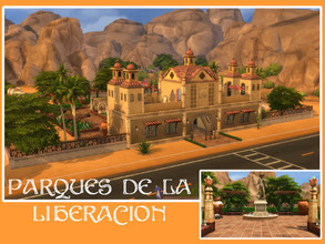 Sims 4 — Parque de la Libercion (no CC) by Youlie25 — Sul Sul, Here is a parc for Oasis Spring. Your sims will find