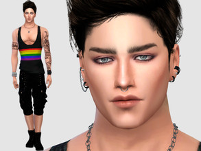 Sims 4 — Phil Jenkins by DarkWave14 — Download all CC's listed in the Required Tab to have the sim like in the pictures.