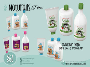 Sims 4 — Naturalis Pets dog shampoo by SIMcredible! — by SIMcredibledesigns.com available at TSR 4 colors + variations