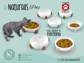Sims 4 — Naturalis Pets Bowl by SIMcredible! — by SIMcredibledesigns.com available at TSR 6 colors variations