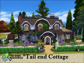 Sims 4 — Tail end Cottage by Bozena — The house is located in the Brindleton Bay - 2 bathroom - 2 bedroom - mini office -