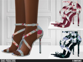 Sims 4 — 713 - High Heels by ShakeProductions — Shoes/High Heel New Mesh All LODs Handpainted 5 Colors