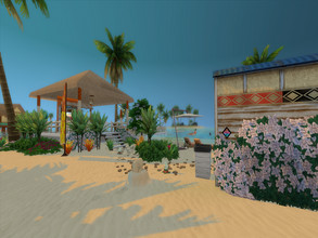 Sims 4 — The Beach No cc by 3l0iiiz2 — A lovely beach for your sims 