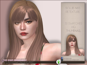 Sims 4 — Sclub N83 Retexture *MESH NEEDED* by PlayersWonderland — This hair retexture comes with a new whole new texture