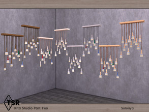 Sims 4 — Rita Studio Part Two. Curtain by soloriya — Curtain with brushes. Part of Rita Studio Part Two. 8 color
