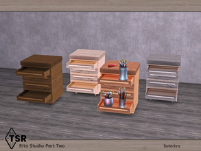 Sims 4 — Rita Studio Part Two. Hallway Table, v3 by soloriya — Hallway table. Part of Rita Studio Part Two. 8 color