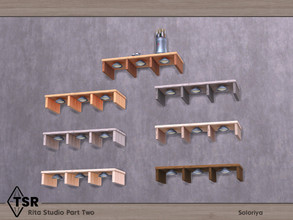 Sims 4 — Rita Studio Part Two. Functional Shelf, v1 by soloriya — Functional shelf. Part of Rita Studio Part Two. 8 color