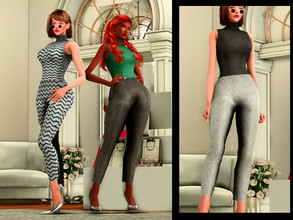 Sims 4 — Elegance Jumpsuit by couquett — elegance and fancy jumpsuit compatible with HQ mod ideal for teens and adults,