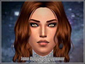 Sims 4 — Jane Galactic by casmar — Jane, a galactic biologist by profession, spends her time traveling through space and