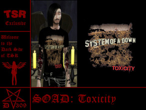 Sims 4 — System of a Down T-Shirt "Toxicity" by ditti309 — i hope you like it ^^