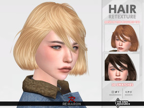 Sims 4 — Cosima Hair Retexture Mesh Needed by remaron — Hair retexture for females in The Sims 4 PLEASE READ BEFORE