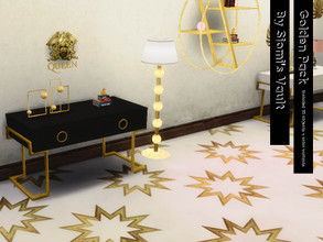 Sims 4 — Golden set  by siomisvault — Hi it's me again! I bring a new pack Golden super chic for you! Thanks for the