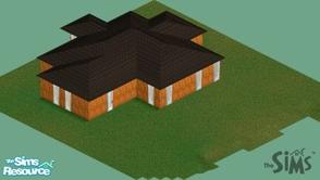Sims 1 — Second Home by antihero496 — 2 bedroom house, kitchen with nice breakfast nook. looks like a house in my